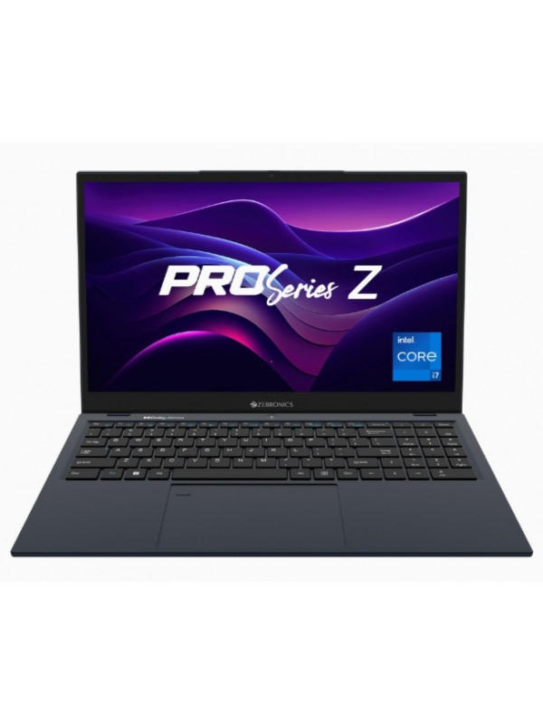 Laptops: ZEBRONICS NBC 5S Intel Core i7 12th Gen 1255U Laptop - (16 GB RAM 3200MHz/ 1 TB M.2 SATA SSD/Windows 11 Home) 15.6” 1080p, Dolby Atmos,Type C Port, Fingerprint Sensor, 38.5Wh Battery (Midnight Blue)